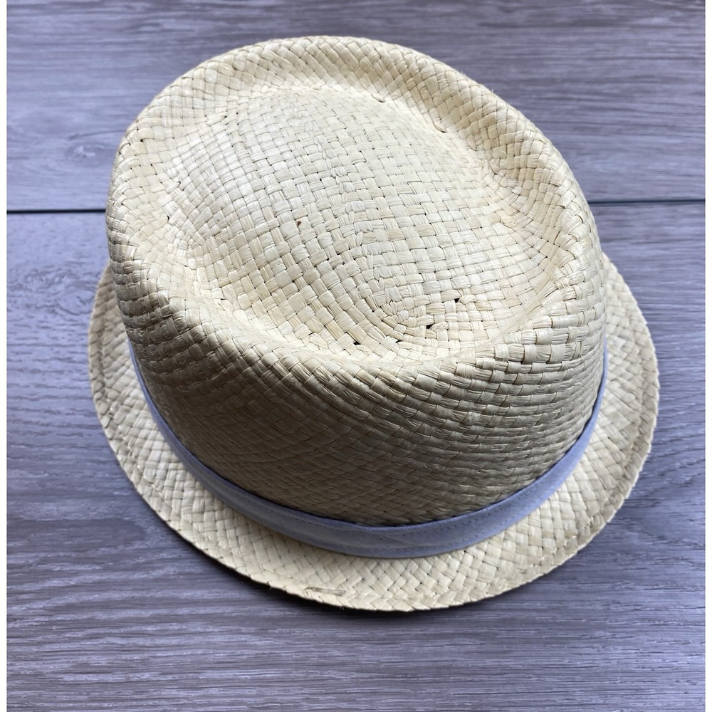 Rag & Bone Women's Straw Fedora Hat Tan Size Large